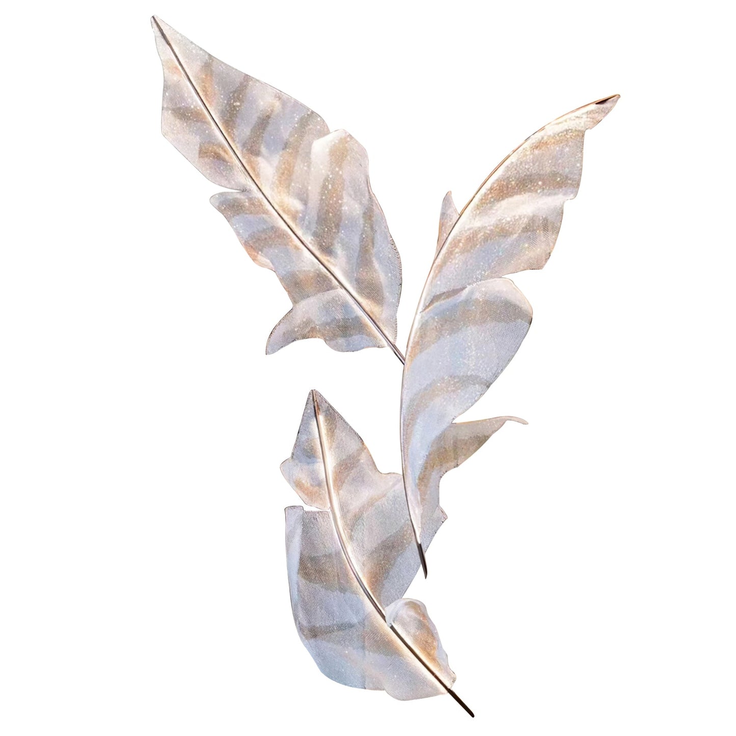 Falling Glass Leaf Chandelier - Loonglight