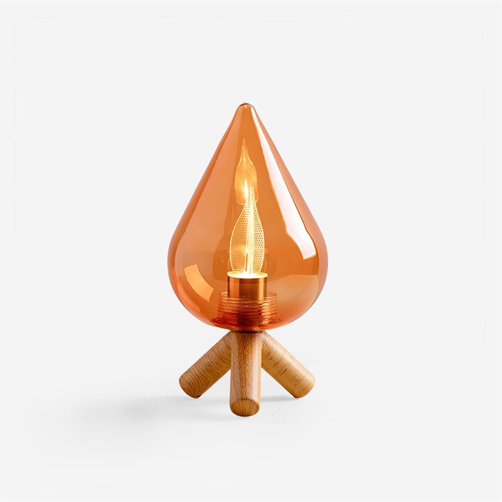 Flame Table Lamp - Loonglight