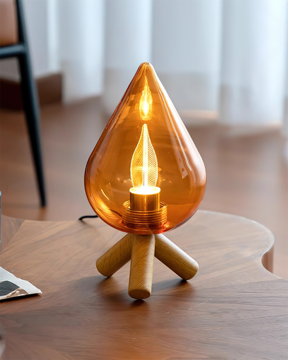 Flame Table Lamp - Loonglight