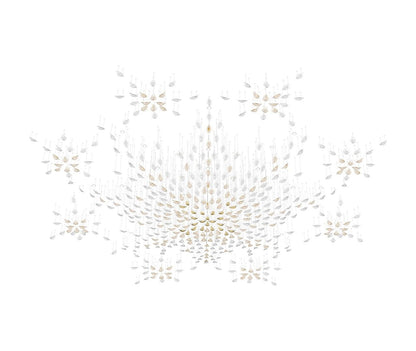 Bloom Glass Leaf Chandelier