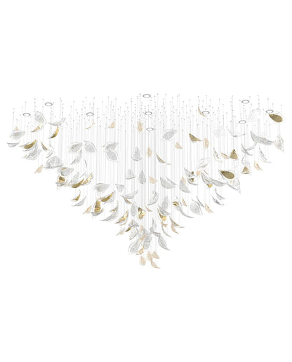 Bloom Glass Leaf Chandelier