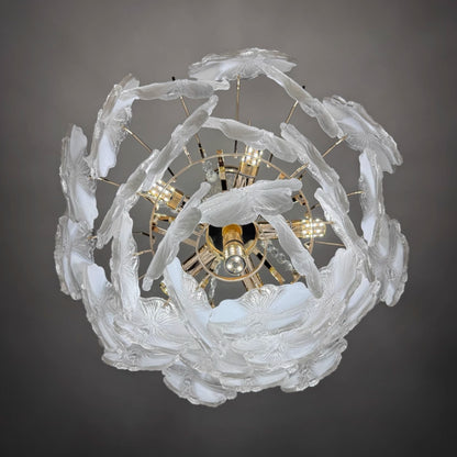 Florelle Glass Petal Chandelier
