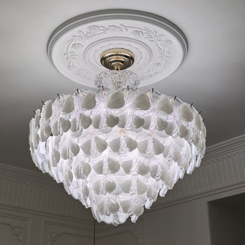 Florelle Glass Petal Chandelier