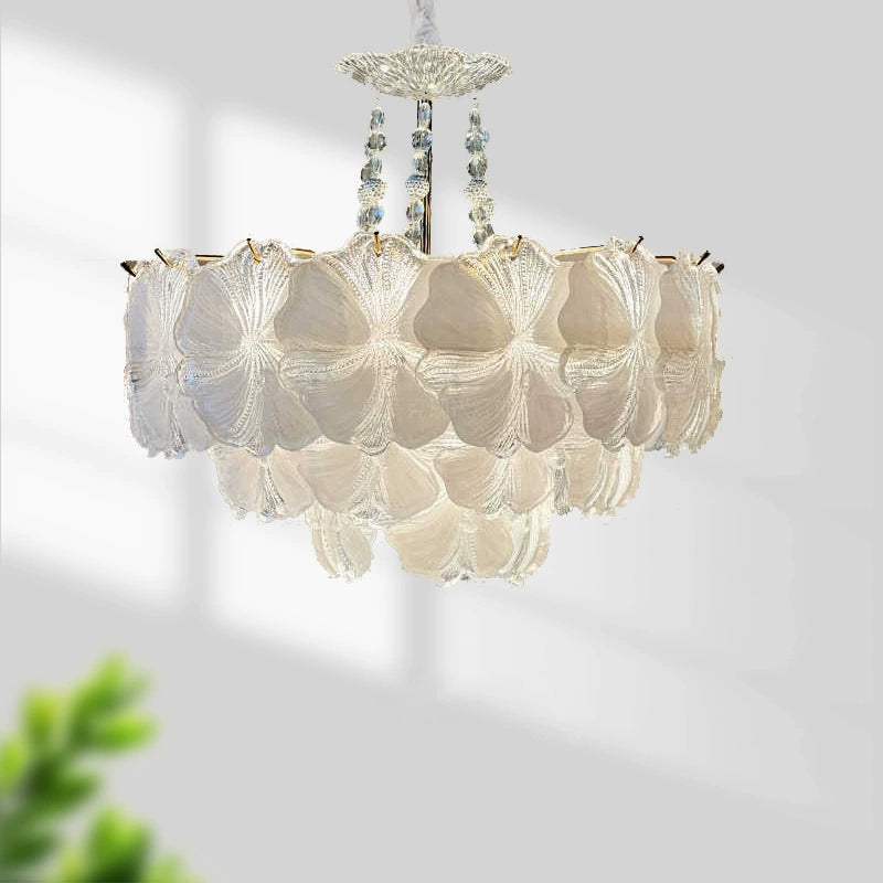 Florelle Glass Petal Chandelier