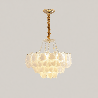 Florelle Glass Petal Chandelier