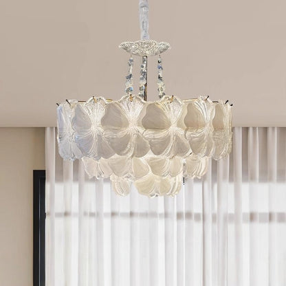 Florelle Glass Petal Chandelier