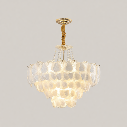 Florelle Glass Petal Chandelier