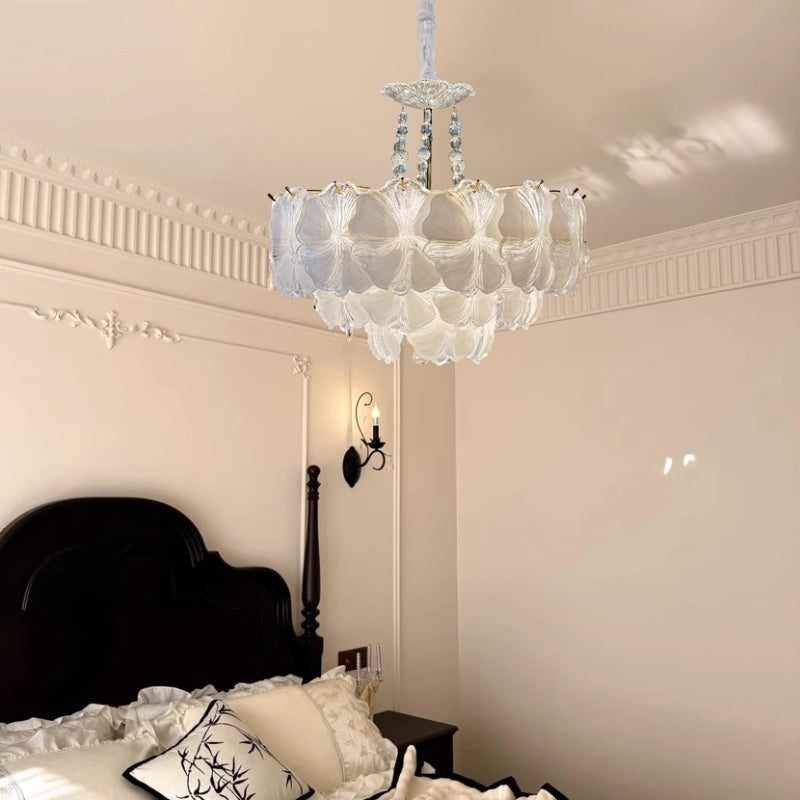 Florelle Glass Petal Chandelier