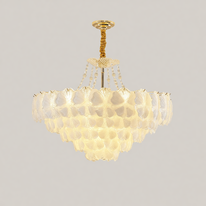 Florelle Glass Petal Chandelier