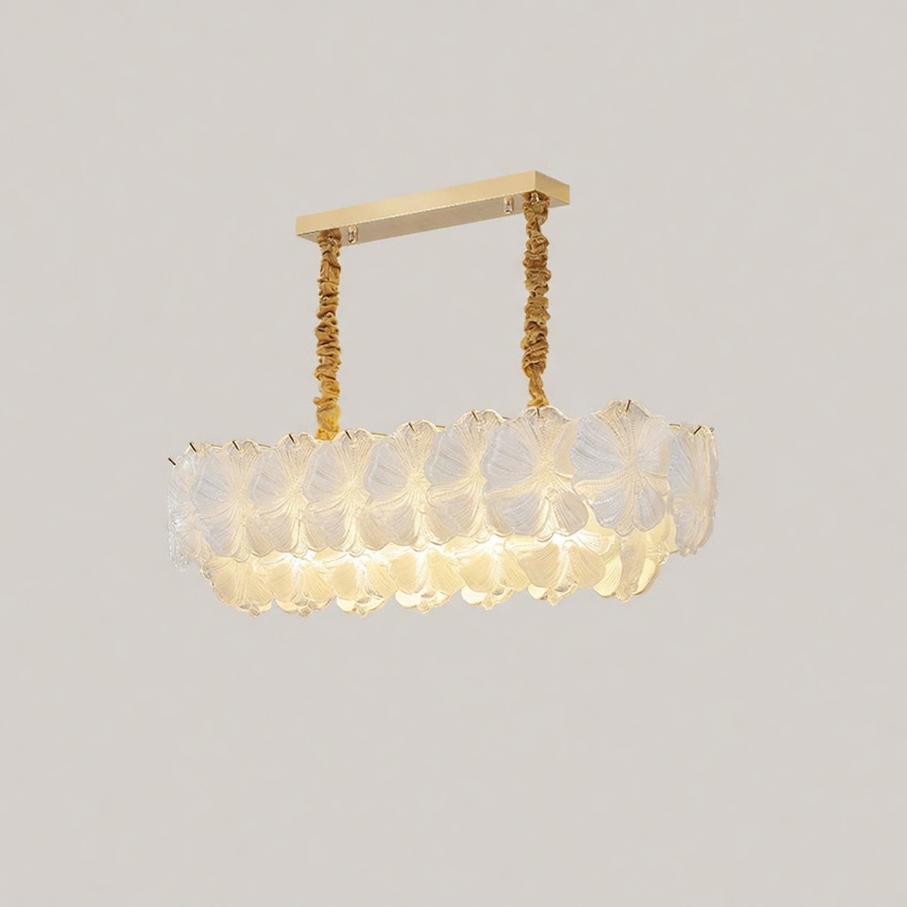 Florelle Glass Petal Chandelier