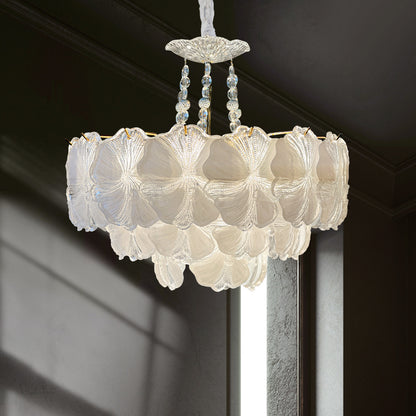 Florelle Glass Petal Chandelier