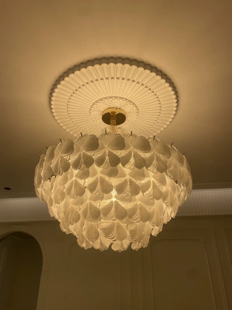 Florelle Glass Petal Chandelier