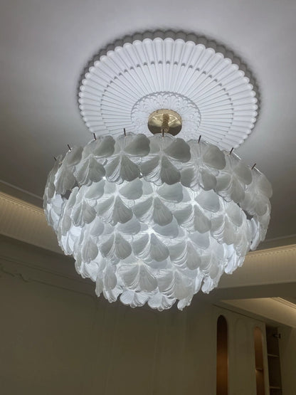 Florelle Glass Petal Chandelier