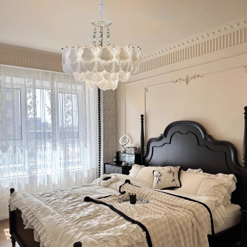 Florelle Glass Petal Chandelier