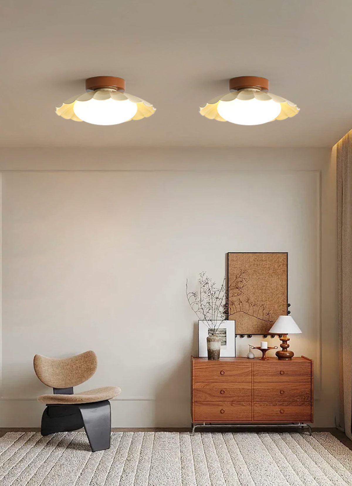 Florence Artful Ceiling Light - Loonglight