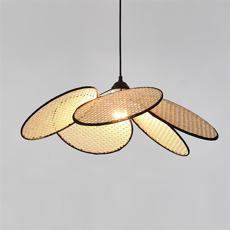 Rattan Flower Pendant Light - Loonglight