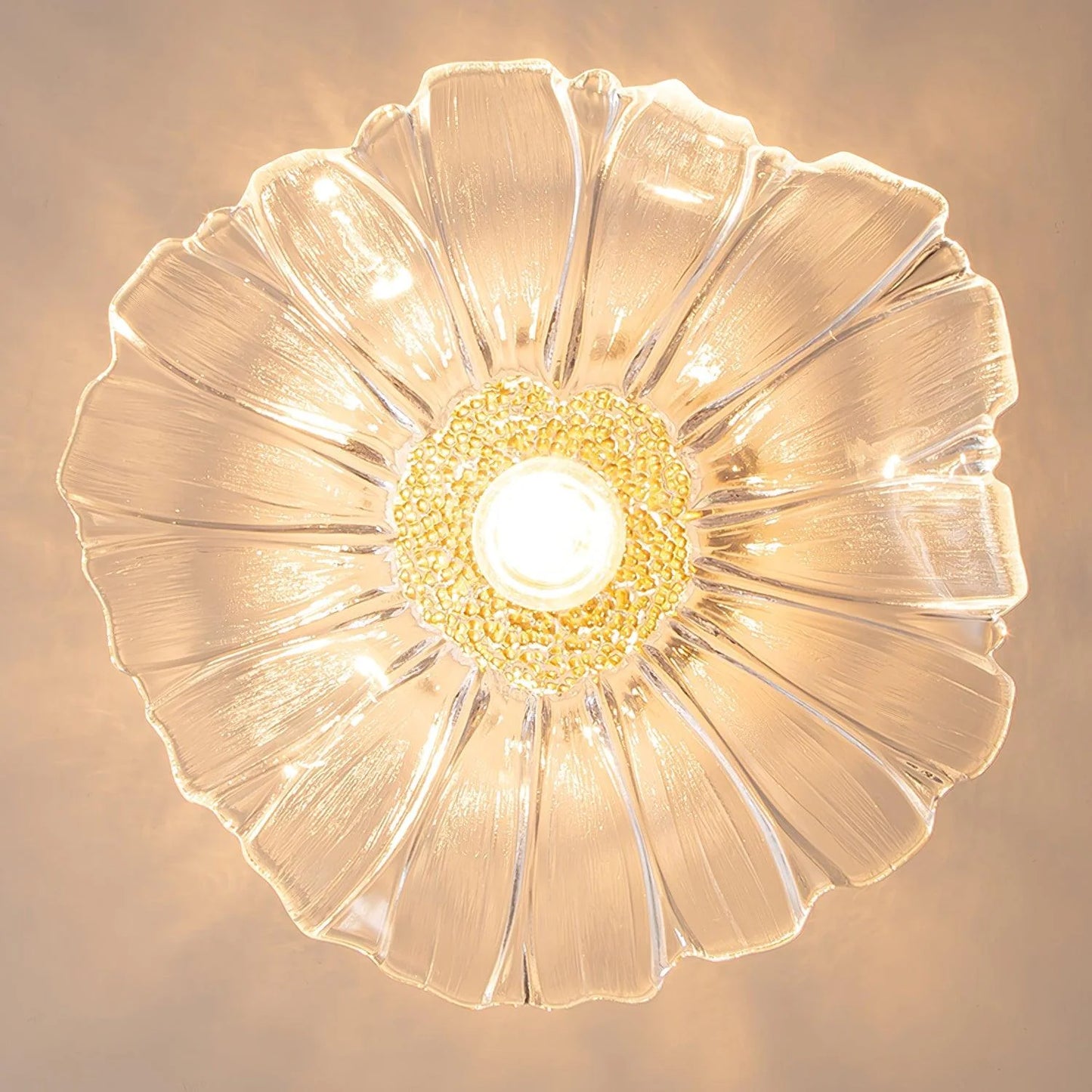 Flower Glass Ceiling Light - Loonglight