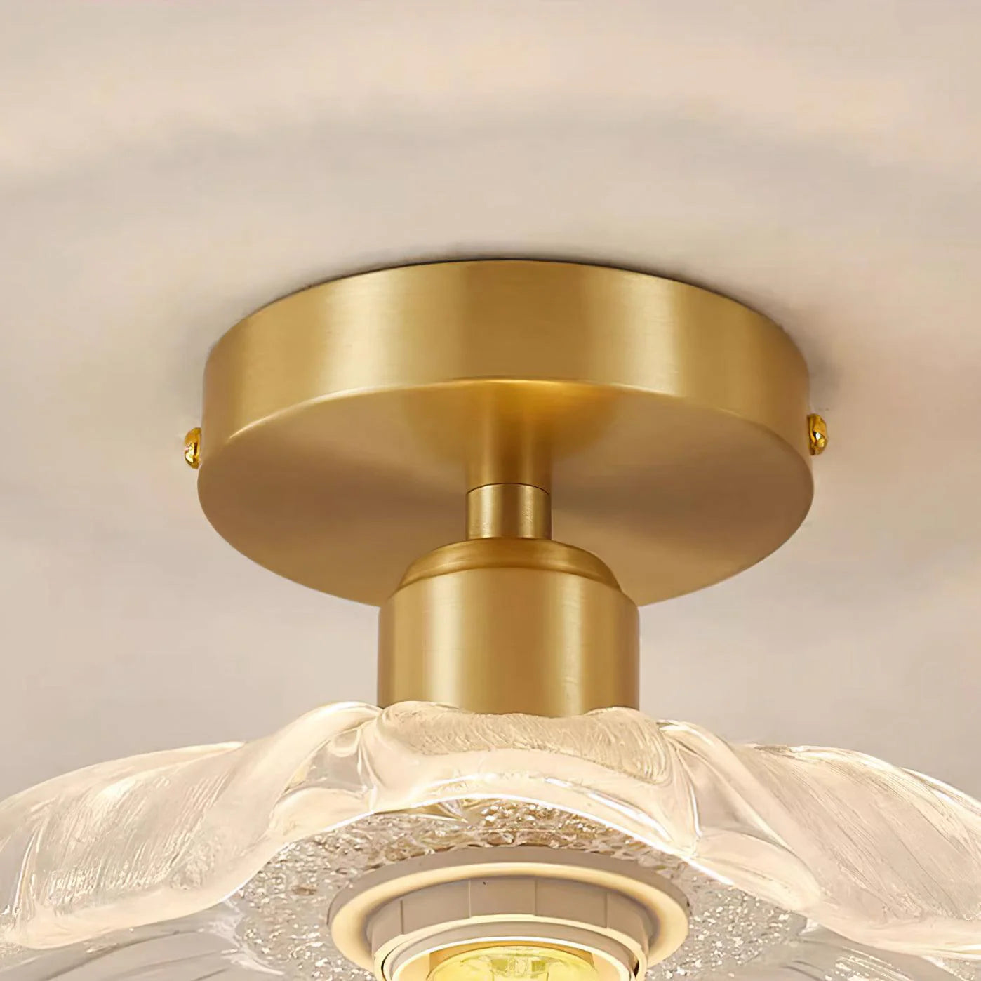 Flower Glass Ceiling Light - Loonglight