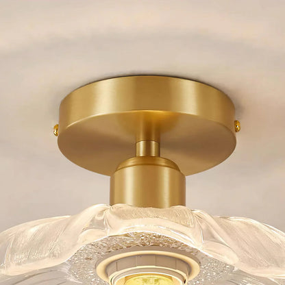 Flower Glass Ceiling Light - Loonglight