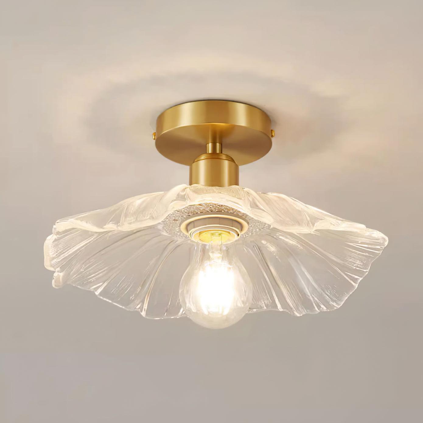 Flower Glass Ceiling Light - Loonglight