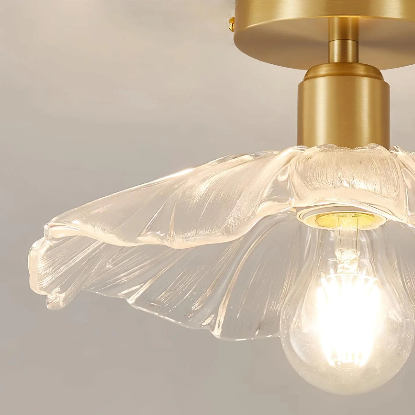 Flower Glass Ceiling Light - Loonglight