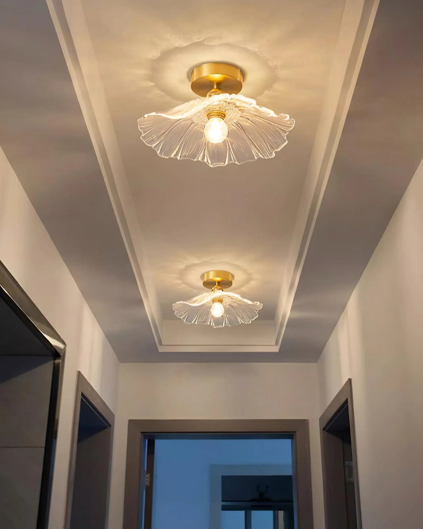 Flower Glass Ceiling Light - Loonglight