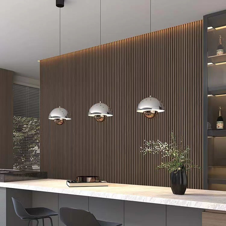 kitchen island pendant size and scale example