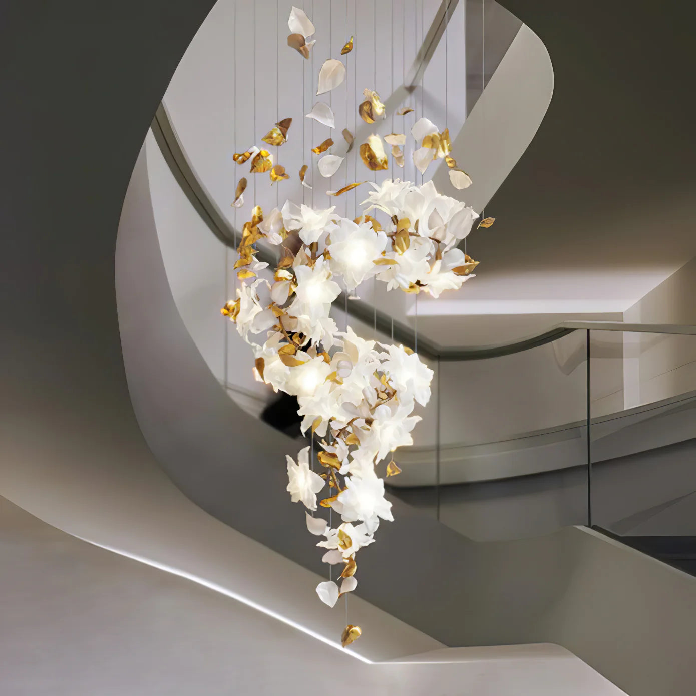 Fluttering Flowers Chandelier