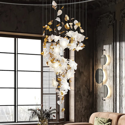 Fluttering Flowers Chandelier