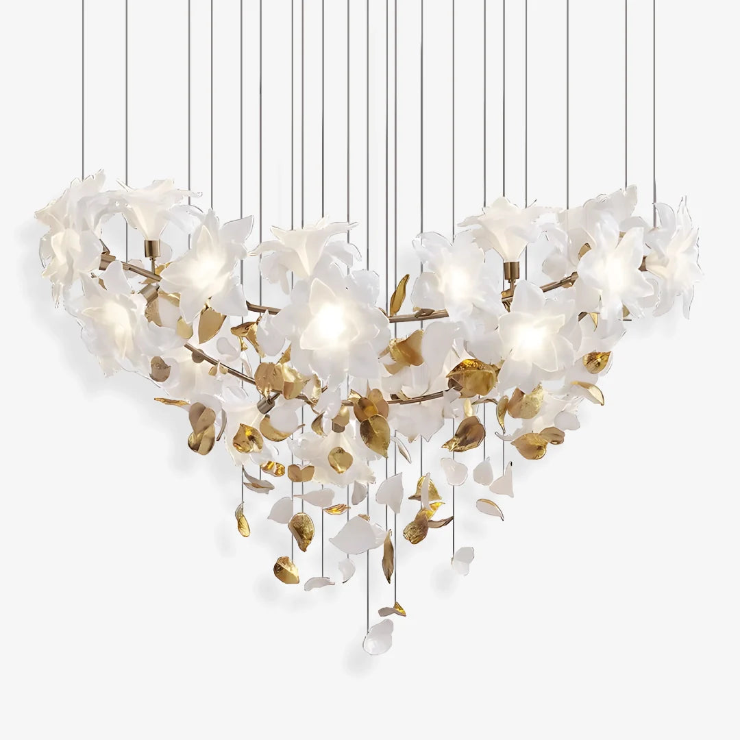 Fluttering Flowers Chandelier - Loonglight