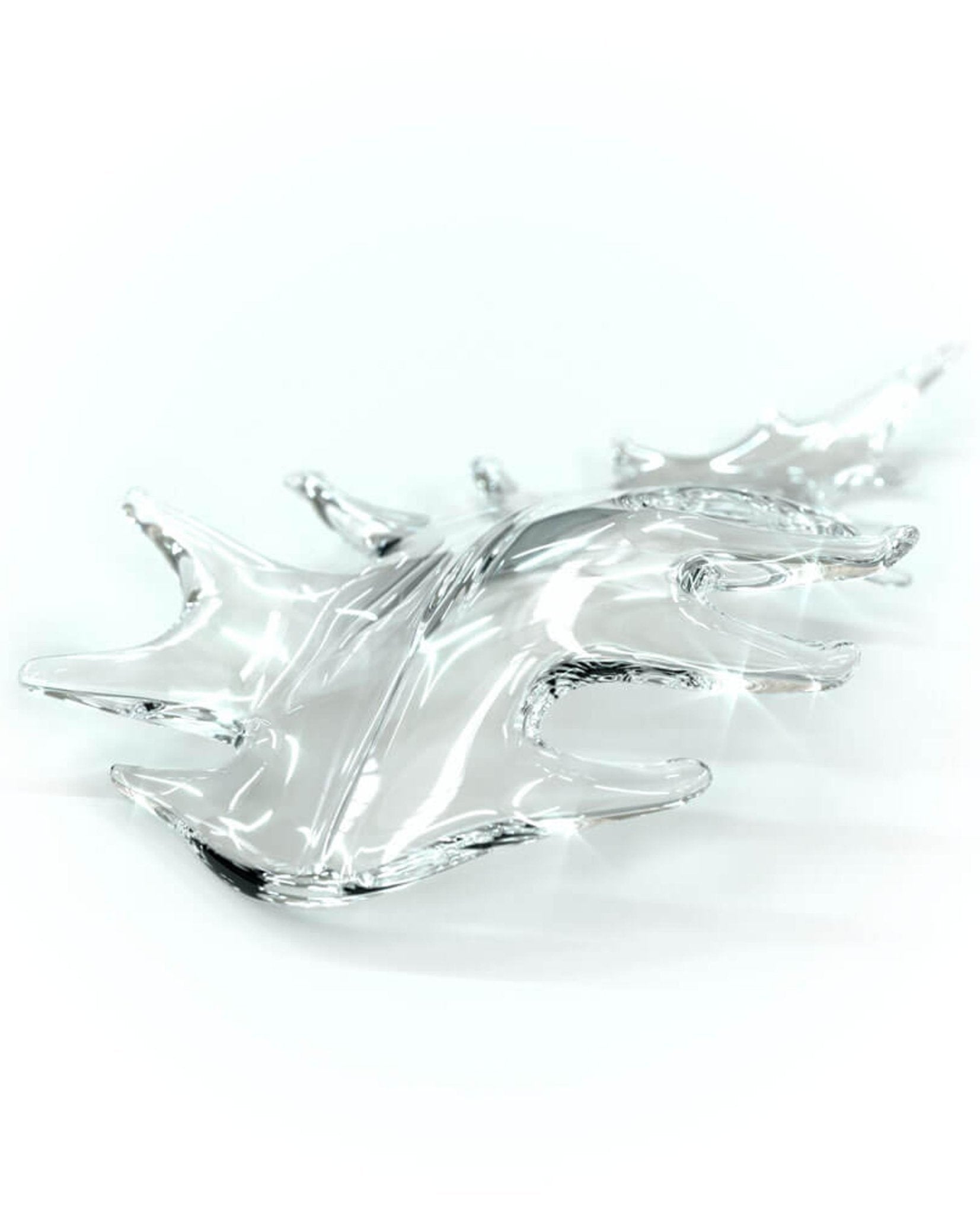 Luxury Cascading Glass Leaf Chandelier - Loonglight