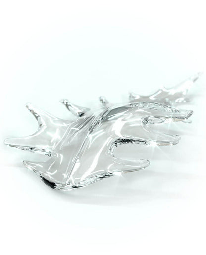 Luxury Cascading Glass Leaf Chandelier - Loonglight