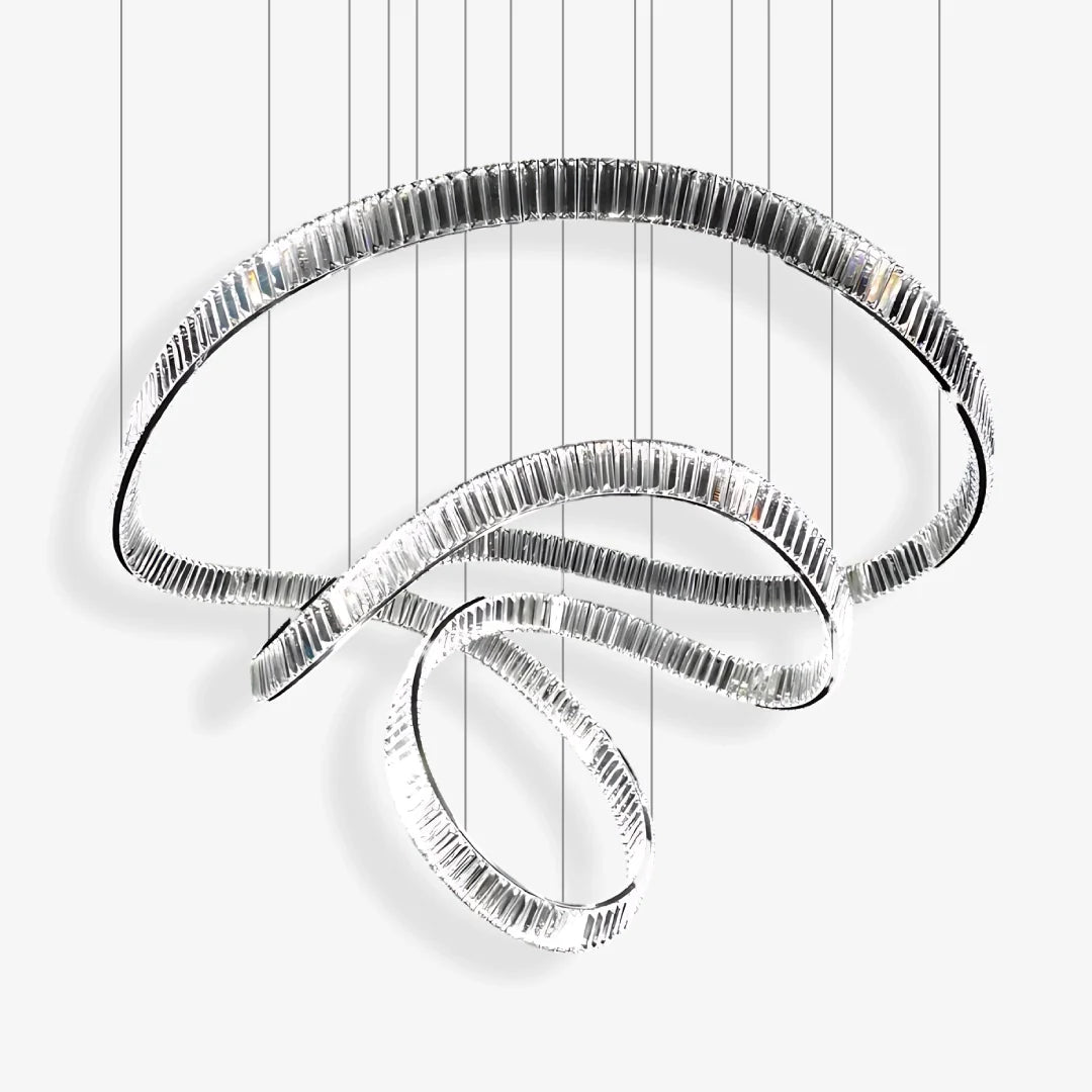 Flying Ribbon Crystal Chandelier - Loonglight