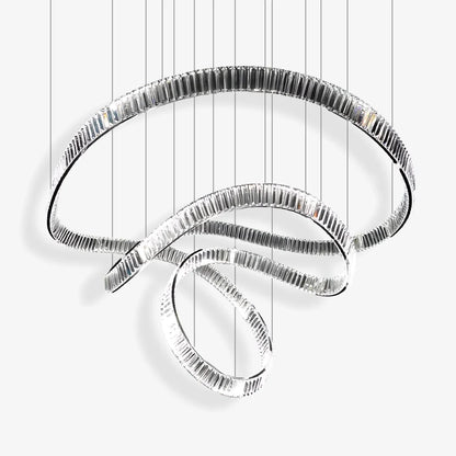 Flying Ribbon Crystal Chandelier - Loonglight