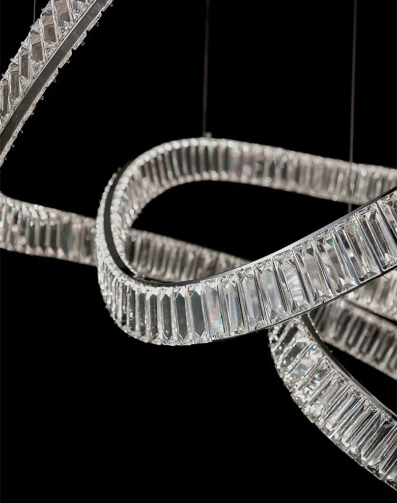 Flying Ribbon Crystal Chandelier - Loonglight