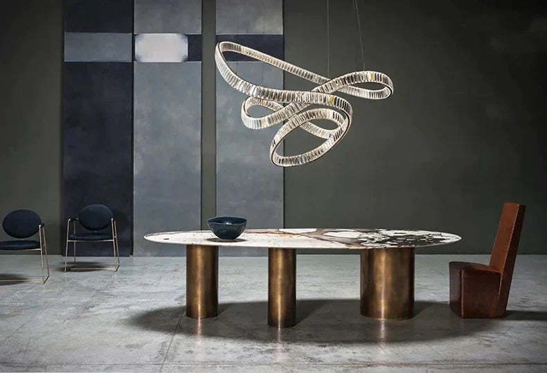 Flying Ribbon Crystal Chandelier - Loonglight