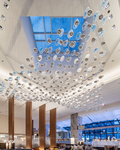 Floating Glass Bubble Chandelier - Loonglight