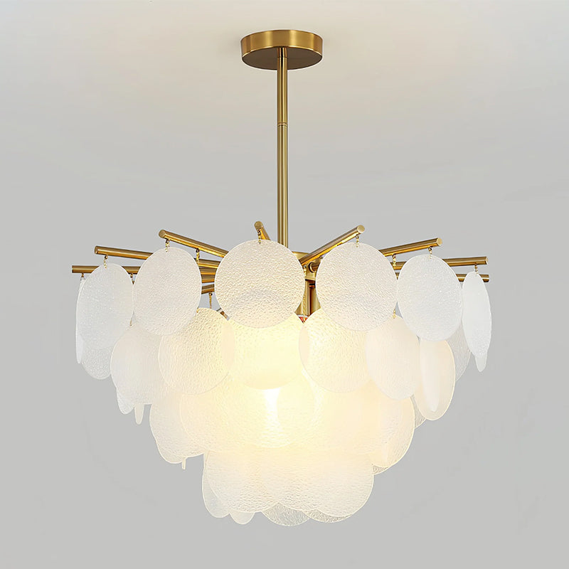 Frosted Glass Chandelier - Loonglight