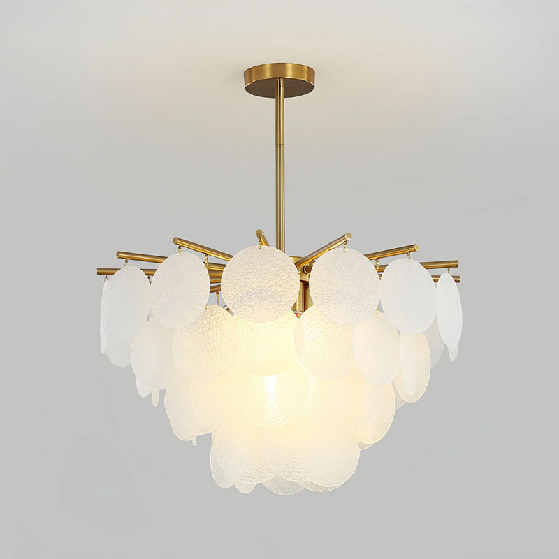 Frosted Glass Chandelier - Loonglight