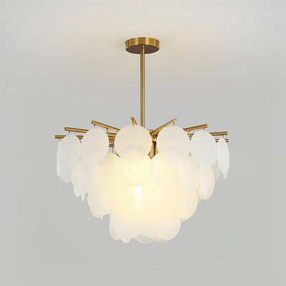 Frosted Glass Chandelier - Loonglight