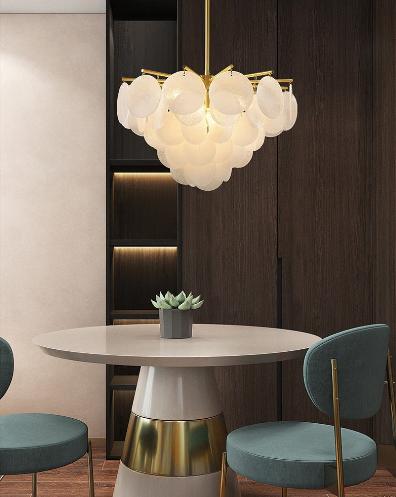 Frosted Glass Chandelier - Loonglight