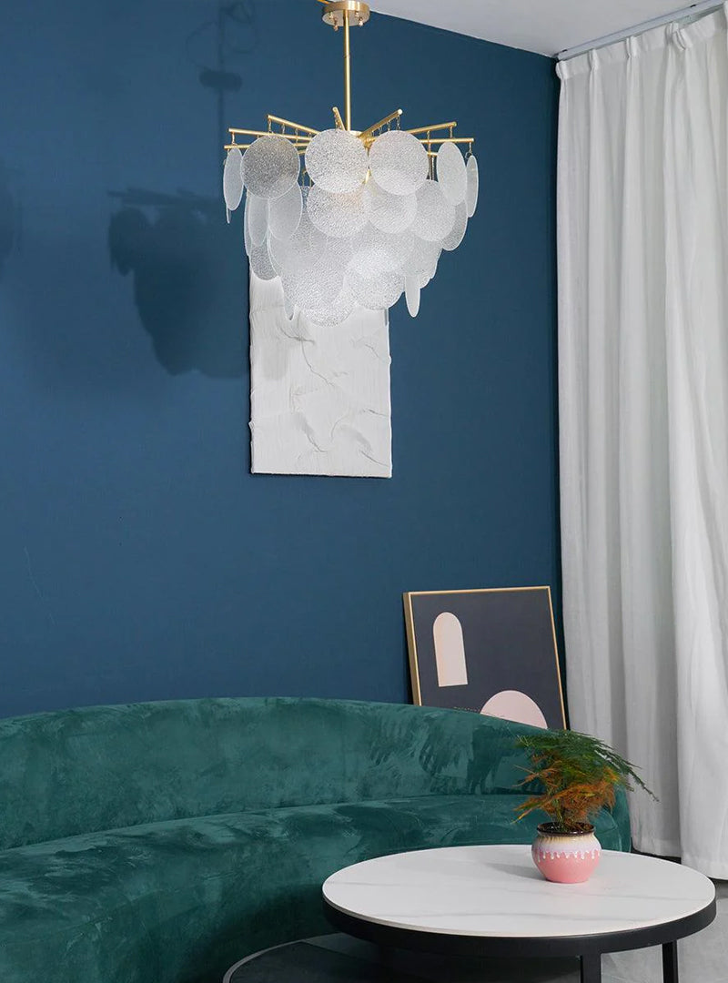 Frosted Glass Chandelier - Loonglight