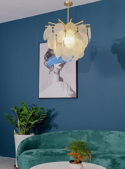 Frosted Glass Chandelier - Loonglight