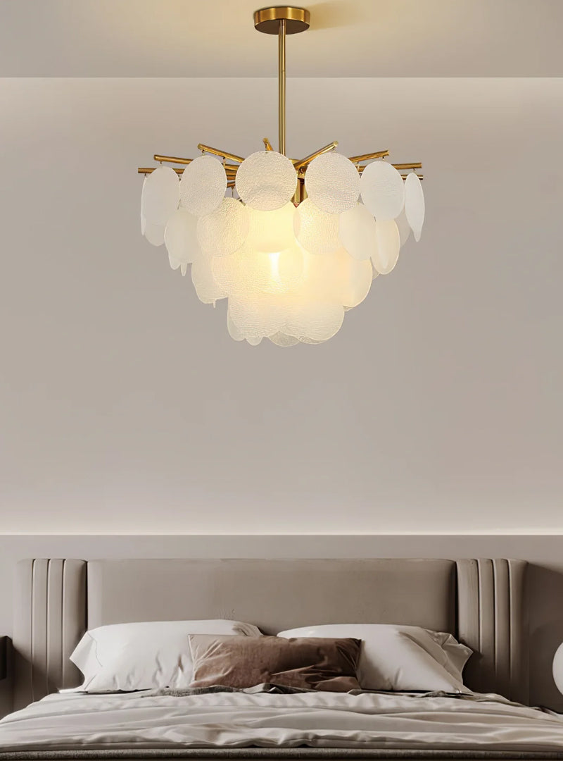 Frosted Glass Chandelier - Loonglight