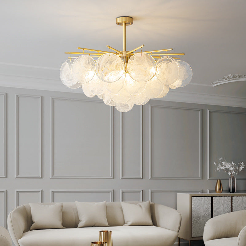 Frosted Glass Chandelier - Loonglight