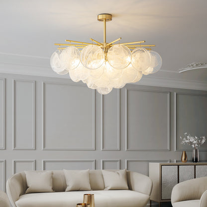 Frosted Glass Chandelier - Loonglight