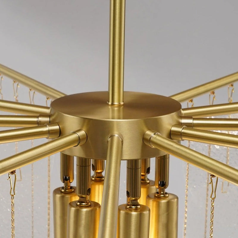 Frosted Glass Chandelier - Loonglight