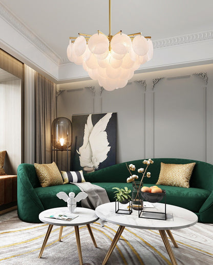 Frosted Glass Chandelier - Loonglight