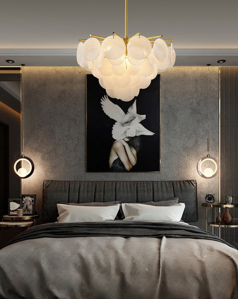 Frosted Glass Chandelier - Loonglight