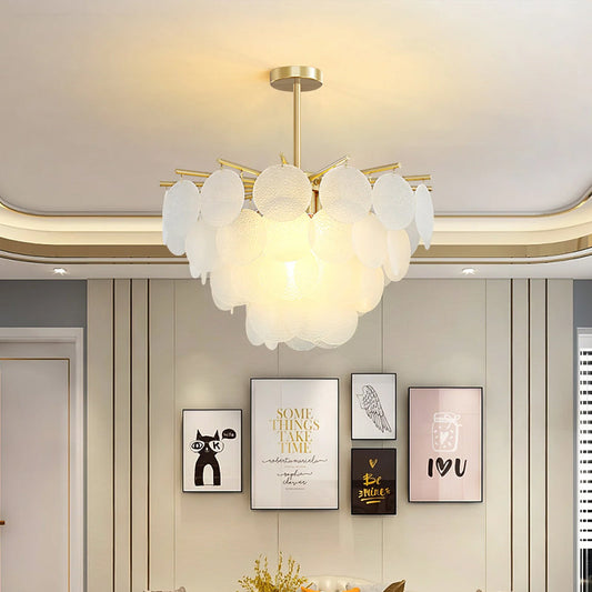 Frosted Glass Chandelier - Loonglight